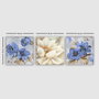 Wallity Conjunto de 3 Pinturas Decorativas en Lienzo Multicolor